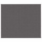 Vidaxl verzwaringsdeken 220x260 cm 15 kg stof grijs