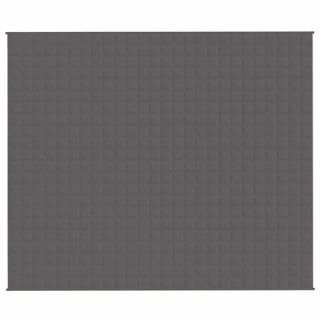 Vidaxl verzwaringsdeken 220x260 cm 15 kg stof grijs