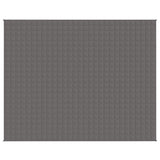 Vidaxl verzwaringsdeken 235x290 cm 11 kg stof grijs