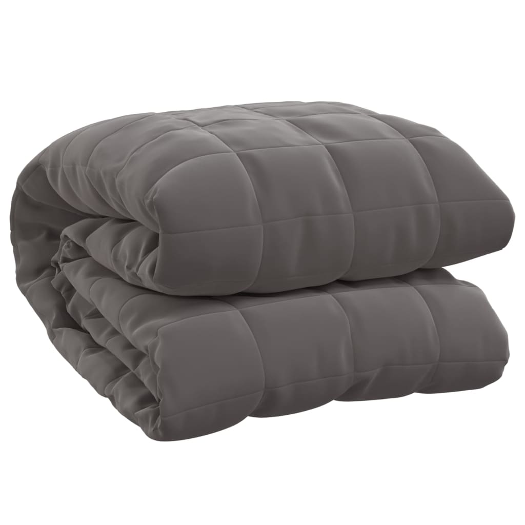 VidaXL Weakage blanket 235x290 cm 15 kg of fabric gray