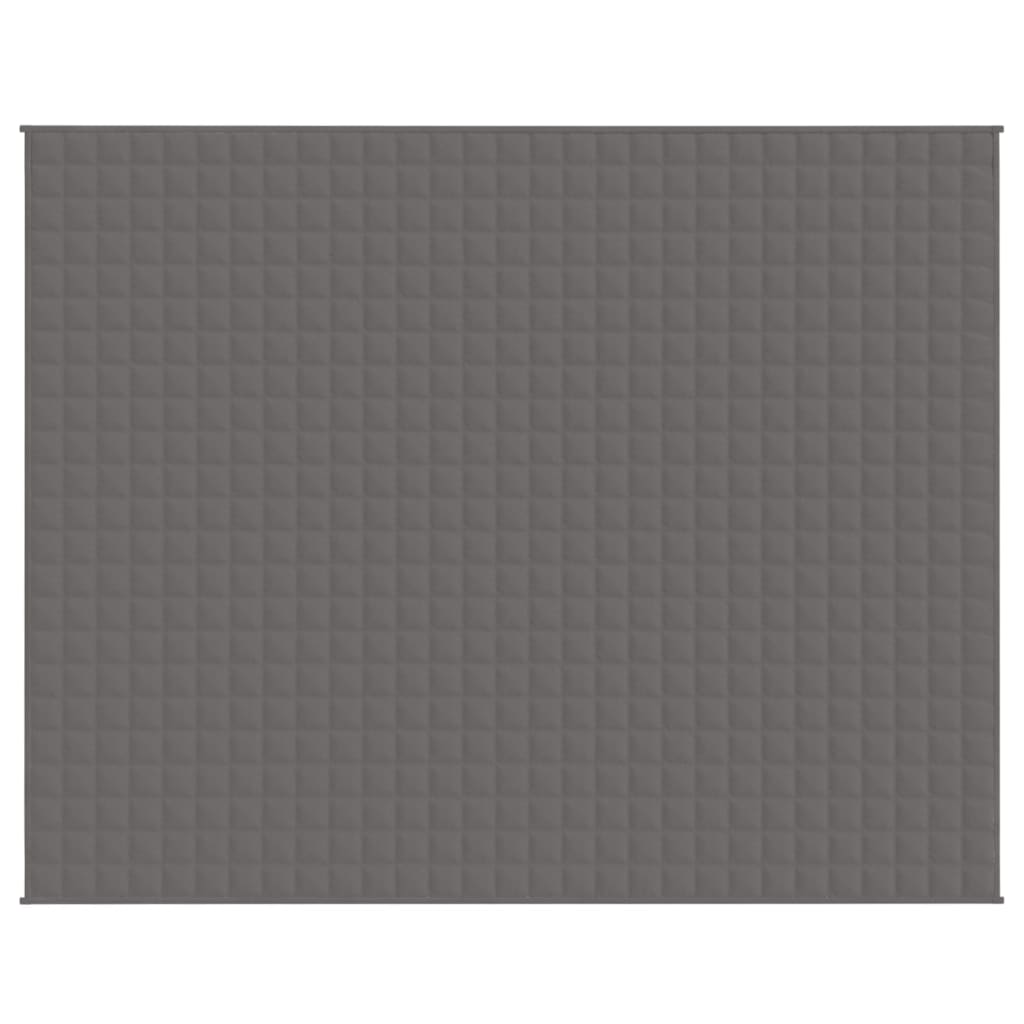 VidaXL Weakage blanket 235x290 cm 15 kg of fabric gray