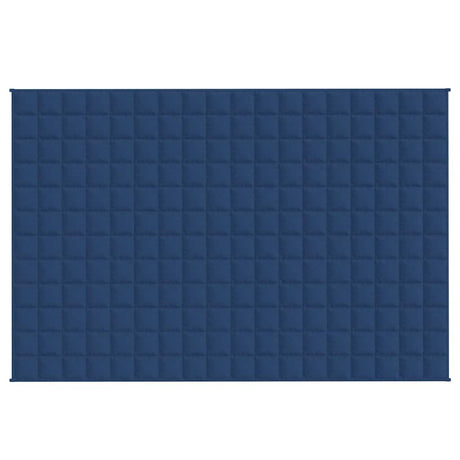 Vidaxl verzwaringsdeken 120x180 cm 5 kg stof blauw