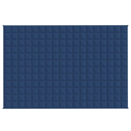 Vidaxl verzwaringsdeken 120x180 cm 9 kg stof blauw