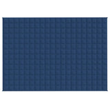 Vidaxl verzwaringsdeken 138x200 cm 6 kg stof blauw