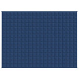Vidaxl verzwaringsdeken 150x200 cm 7 kg stof blauw