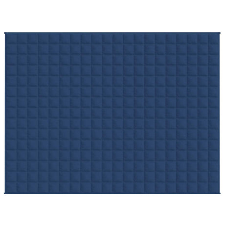 Vidaxl verzwaringsdeken 150x200 cm 11 kg stof blauw