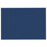 Vidaxl verzwaringsdeken 155x220 cm 7 kg stof blauw