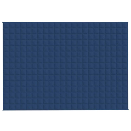 Vidaxl verzwaringsdeken 155x220 cm 11 kg stof blauw