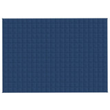 VIDAXL Coperta debole 155x220 cm 11 kg di tessuto blu