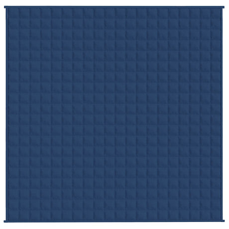 Vidaxl verzwaringsdeken 200x200 cm 13 kg stof blauw