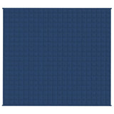 Vidaxl verzwaringsdeken 200x225 cm 13 kg stof blauw