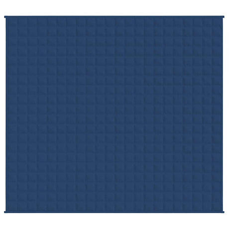 Vidaxl verzwaringsdeken 220x235 cm 11 kg stof blauw