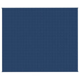 VidaXL Weakage blanket 220x260 cm 15 kg of fabric blue