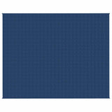 Vidaxl verzwaringsdeken 235x290 cm 11 kg stof blauw