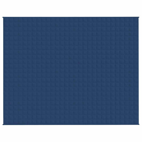 Vidaxl verzwaringsdeken 235x290 cm 11 kg stof blauw
