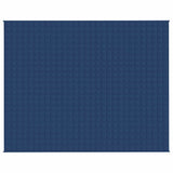 Vidaxl verzwaringsdeken 235x290 cm 15 kg stof blauw