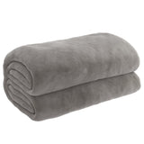 VidaXL Weakage blanket with cover 138x200 cm 6 kg fabric gray