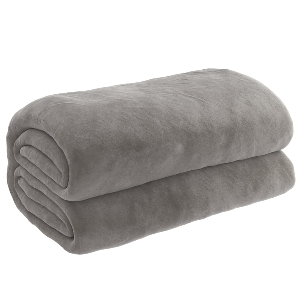 VidaXL Weakage blanket with cover 138x200 cm 10 kg of fabric gray