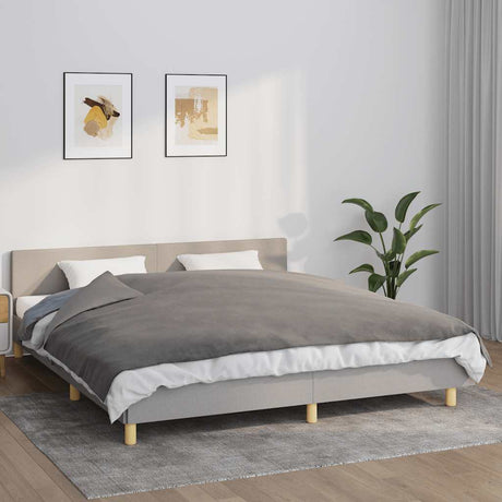 Vidaxl verzwaringsdeken met hoes 155x220 cm 11 kg stof grijs