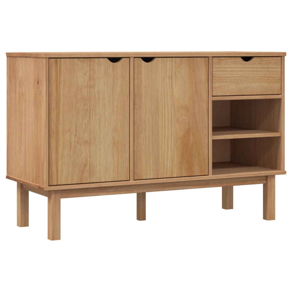 Vidaxl dressoir otta 114x43x73,5 cm massief grenenhout