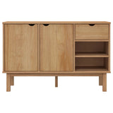 Vidaxl dressoir otta 114x43x73,5 cm massief grenenhout