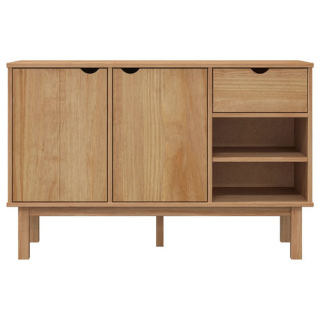 Vidaxl dressoir otta 114x43x73,5 cm massief grenenhout