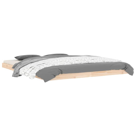 Vidaxl bedframe massief grenenhout 160x200 cm