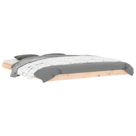 Vidaxl bedframe massief grenenhout 150x200 cm