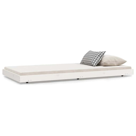 Vidaxl bedframe zonder matras massief grenenhout wit 90x190 cm