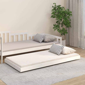 Vidaxl bedframe zonder matras massief grenenhout wit 90x190 cm