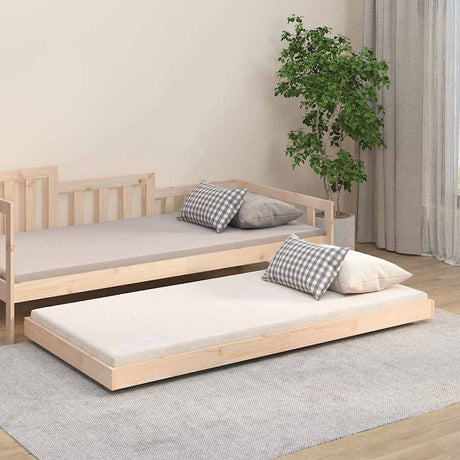 Vidaxl bedframe zonder matras massief grenenhout 75x190 cm