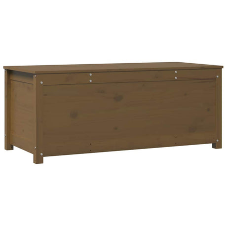 Vidaxl opbergbox honingbruin 110x50x45,5 cm massief grenenhout