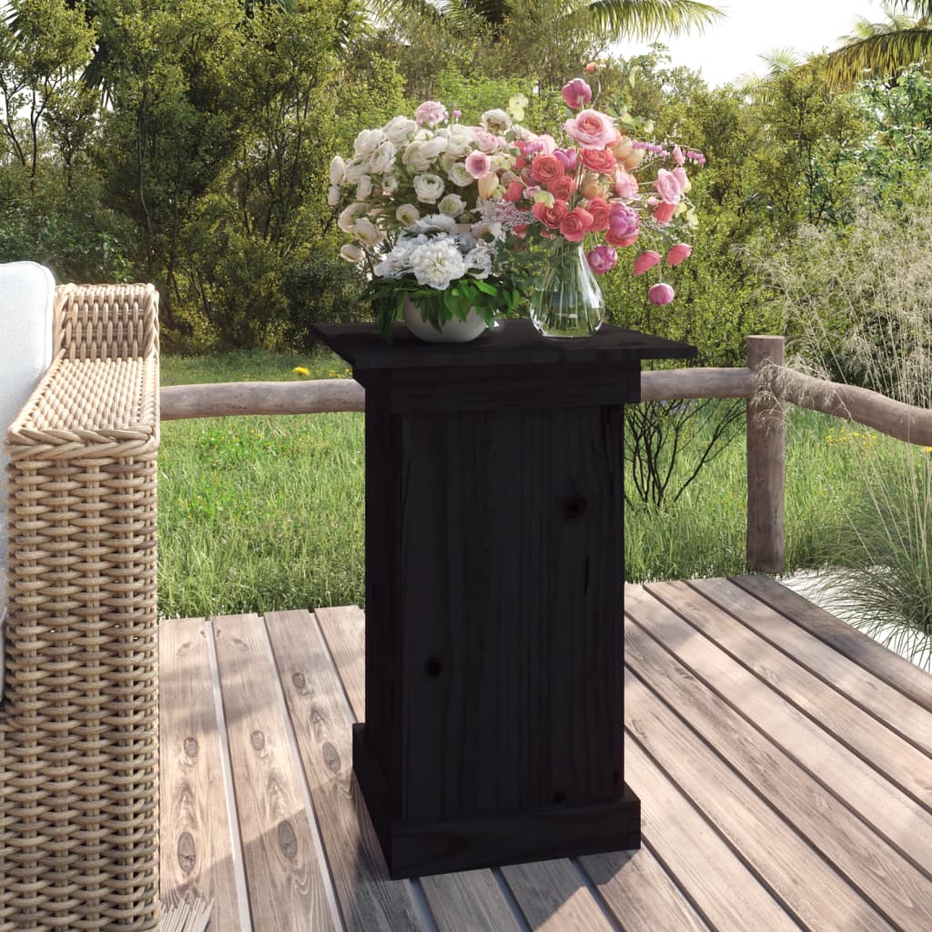 Vidaxl Flower Standard 40x40x60 cm Solid pine black