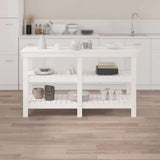 Vidaxl werkbank 142,5x50x80 cm massief grenenhout wit