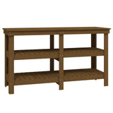 Vidaxl werkbank 142,5x50x80 cm massief grenenhout honingbruin