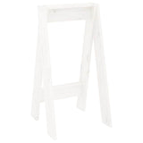 Vidaxl krukken 2 st 40x40x75 cm massief grenenhout wit