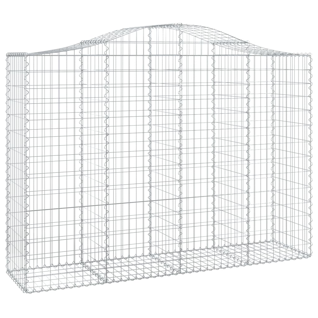 Vidaxl shananskorf vaulted 200x50140 160 cm Galavaniséiert Eisen