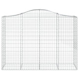 Vidaxl shananskorf vaulted 200x50140 160 cm Galavaniséiert Eisen