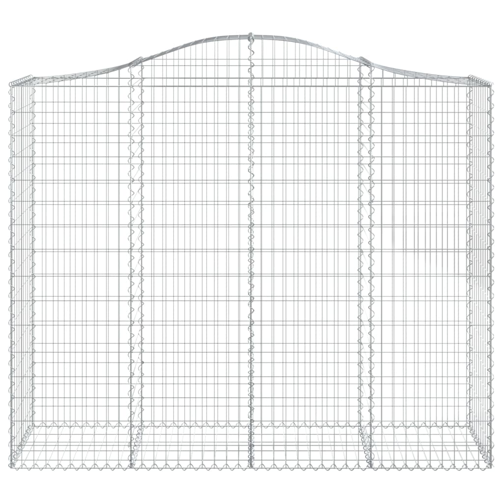 Vidaxl shananskorf vaulted 200x50x160 180 cm Galavaniséiert Eisen