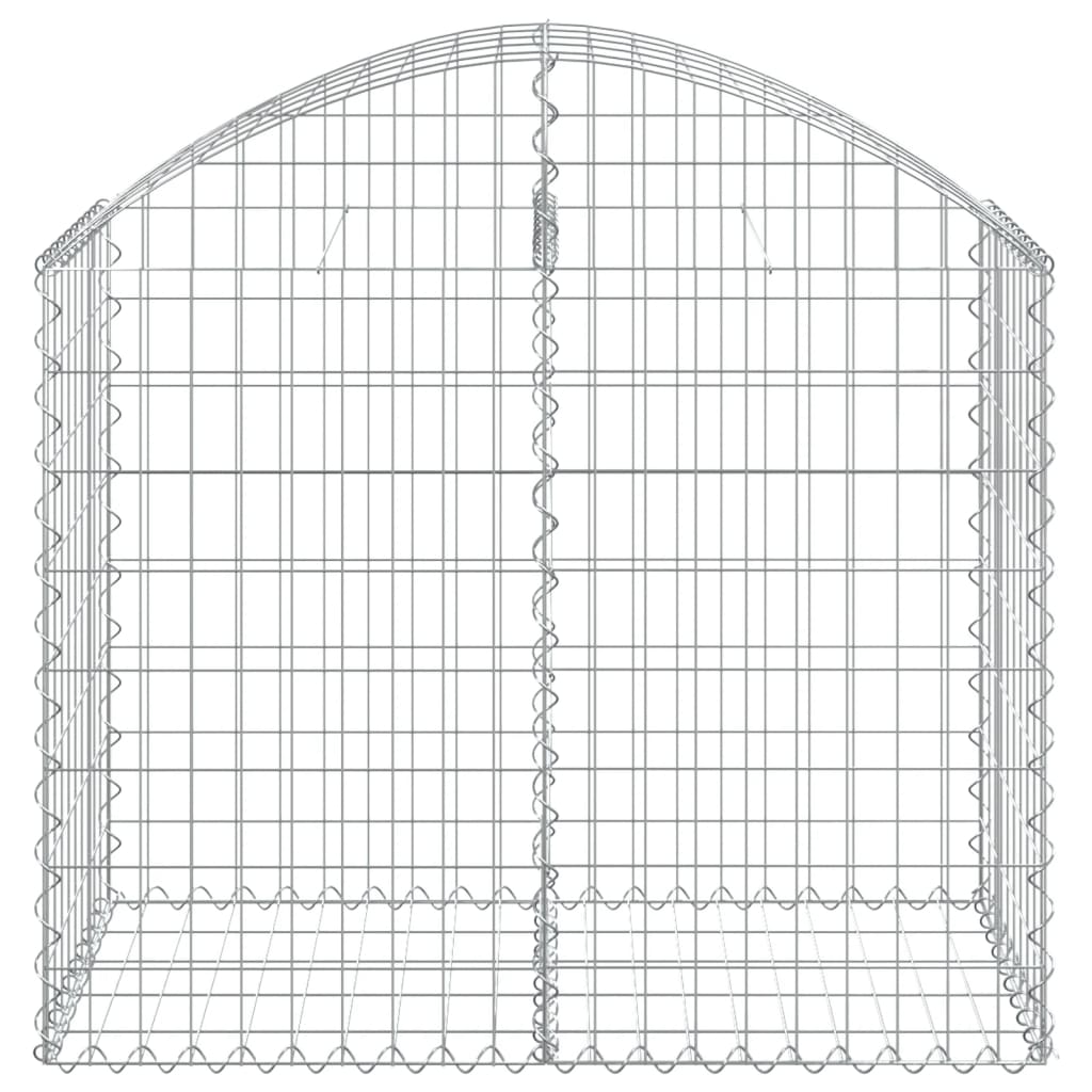 Vidaxl Schanskorf abovedado 100x50x80 100 cm de hierro galvanizado