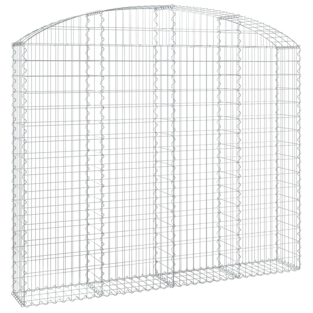 Vidaxl Schanskorf vaulted 200x30x160 180 cm galvanized iron