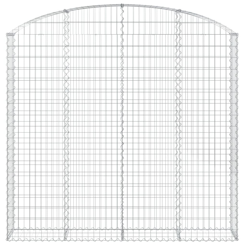 Vidaxl Schanskorf Gewölbe 200x30x180 200 cm verzinktes Eisen