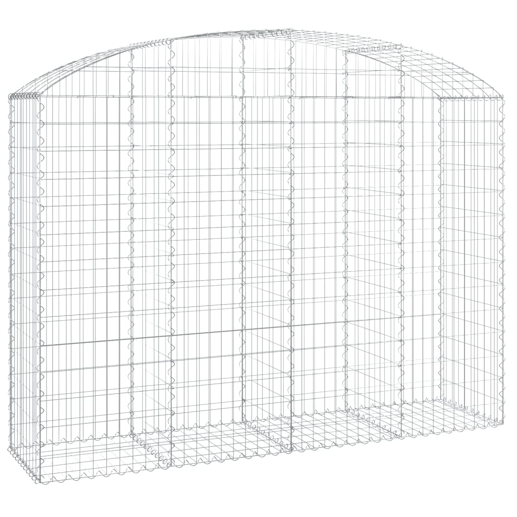 Vidaxl shananskorf vaulted 200x50140 160 cm Galavaniséiert Eisen