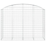 Vidaxl shananskorf vaulted 200x50140 160 cm Galavaniséiert Eisen