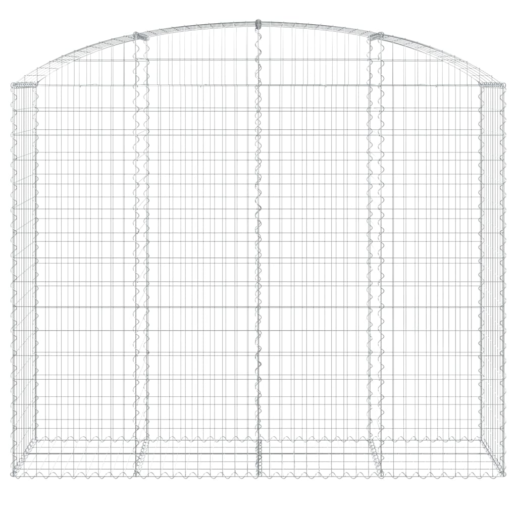 Vidaxl Schanskorf a volta 200x50x160 da ferro zincato da 180 cm