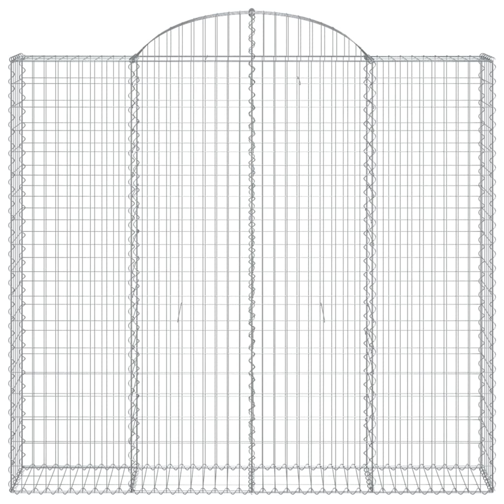 Vidaxl Schanskorf Voûté 200x30x180 200 cm fer galvanisé