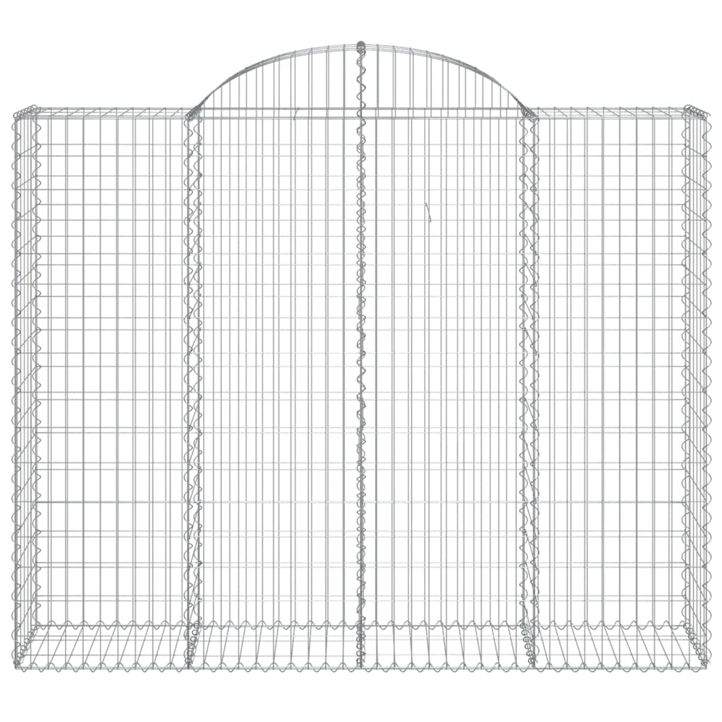 VidaXL Schanskorf vaulted 200x50x160 180 cm galvanized iron