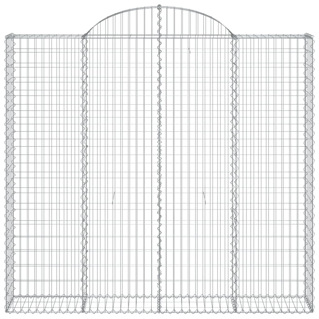 VidaXL Schanskorf vaulted 200x50x180 200 cm galvanized iron