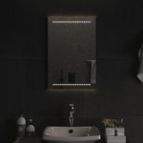 Vidaxl badkamerspiegel led 40x60 cm