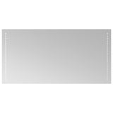 Vidaxl badkamerspiegel led 50x100 cm
